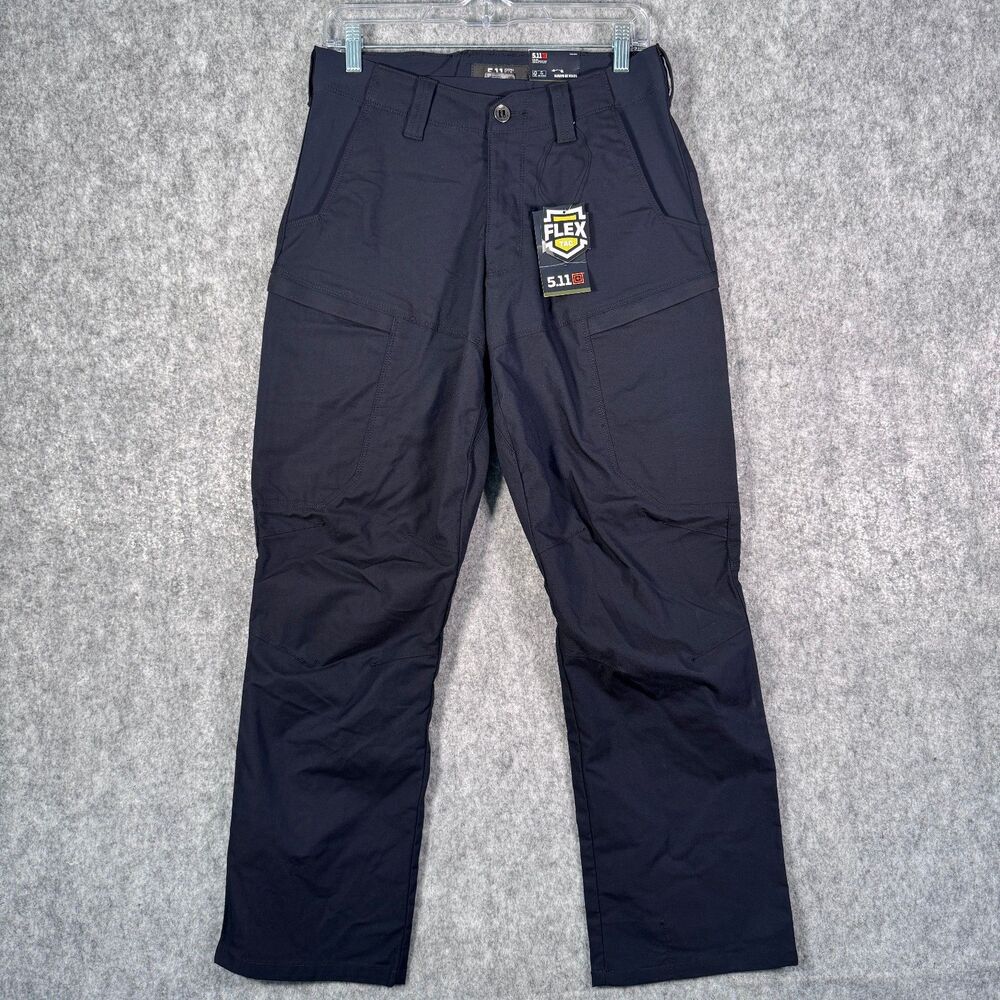 5.11 Tactical Apex Cargo Pants Mens 30X30 Navy Blue Flex Tac NWT
